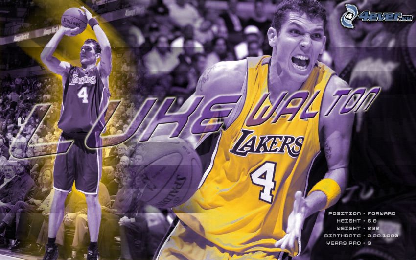 Luke Walton, LA Lakers, NBA, kosaras, kosárlabda, sport, férfi, pasi