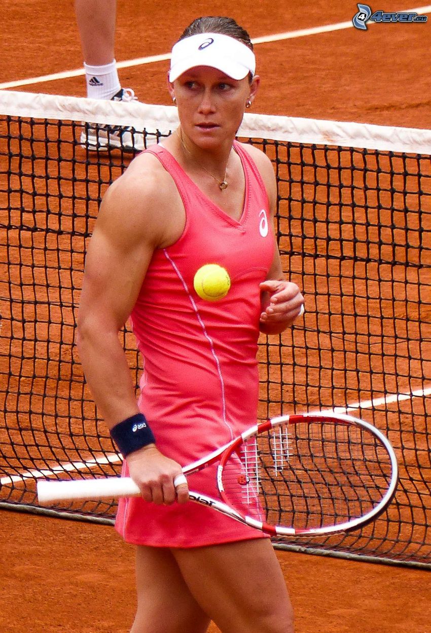 Samantha Stosur, teniszező, teniszlabda, teniszütő