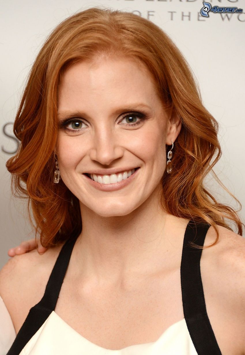 Jessica Chastain, mosoly