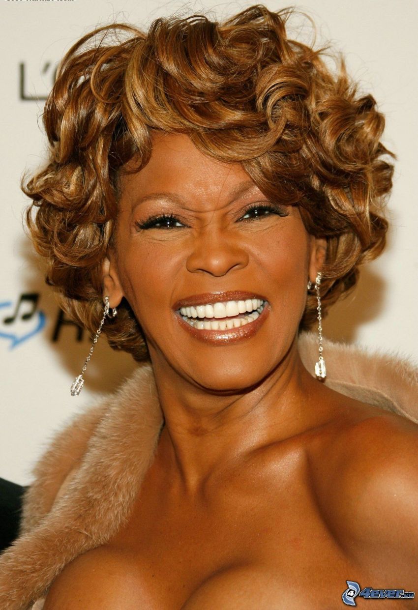 Whitney Houston, nevetés