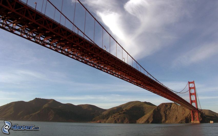 Golden Gate, híd, San Francisco, Amerika, USA
