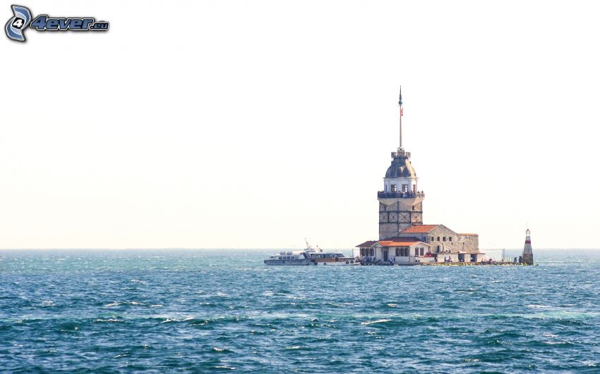 Kiz Kulesi, tenger