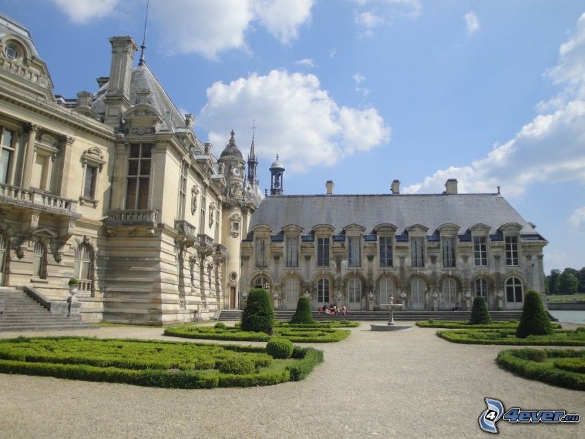 Château de Chantilly, kert, járda