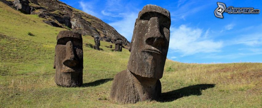 Moai szobrok, húsvét-szigetek
