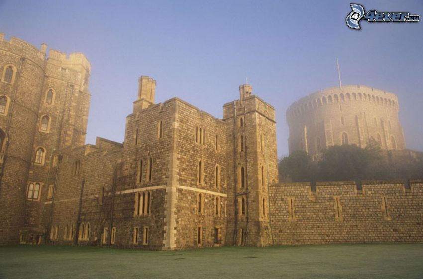 Windsori kastély, köd