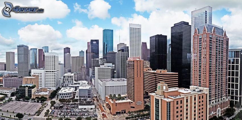 Houston, felhőkarcolók