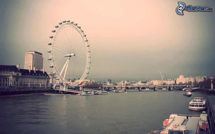 London Eye, Temze, London