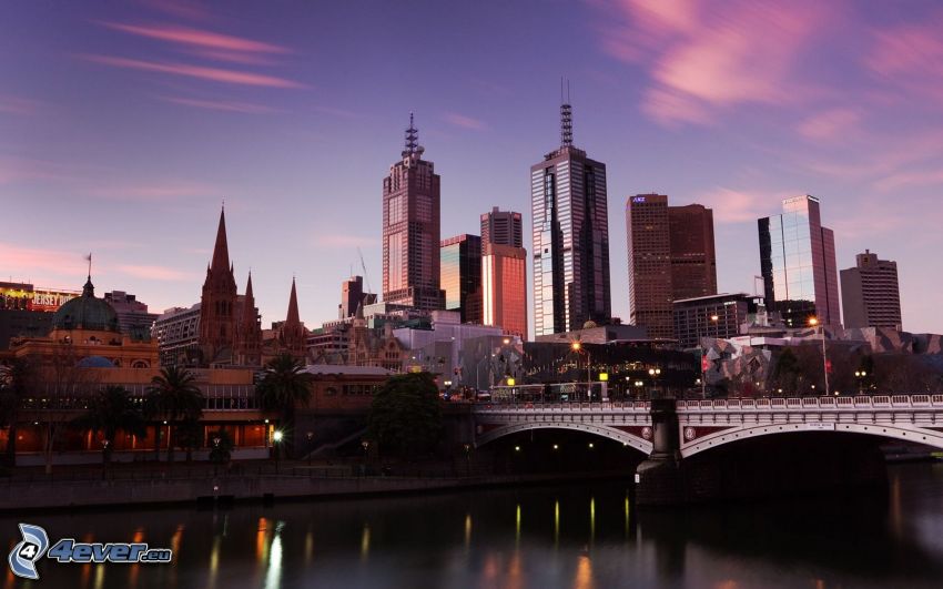 Melbourne, felhőkarcolók