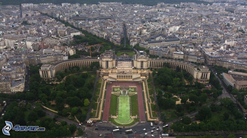 Párizs, Franciaország, kilátás a városra
