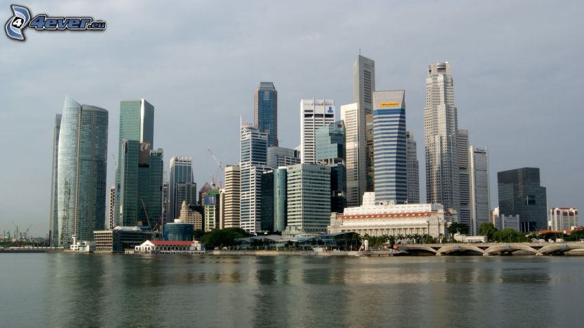 Szingapúr, felhőkarcolók