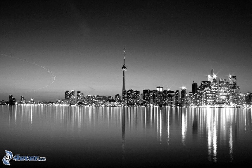 Toronto, fekete-fehér