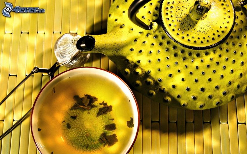 gyógynövényes tea, teáskanna