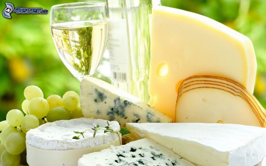 sajtok, bor, szőlő