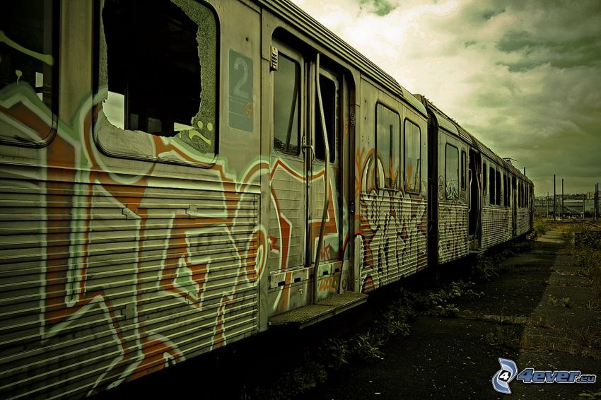 régi vagon, metró