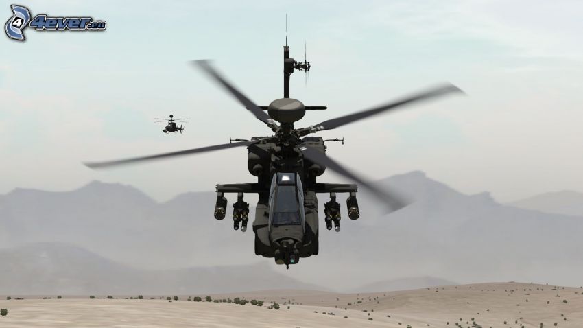AH-64 Apache, hegyvonulat