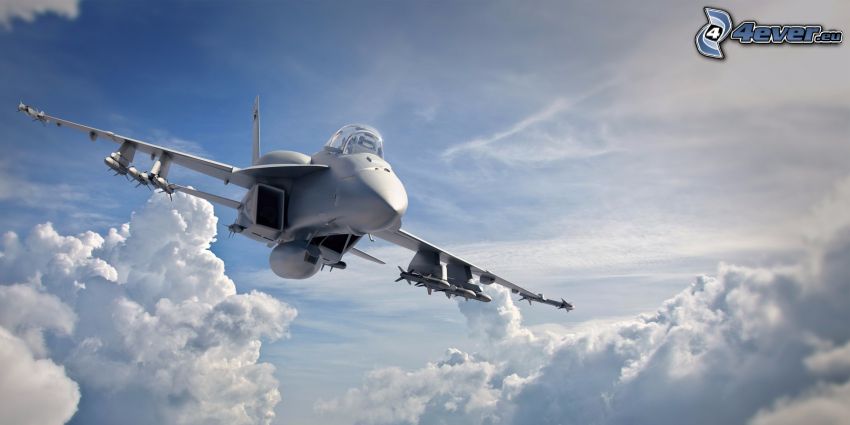F/A-18E Super Hornet, felhők