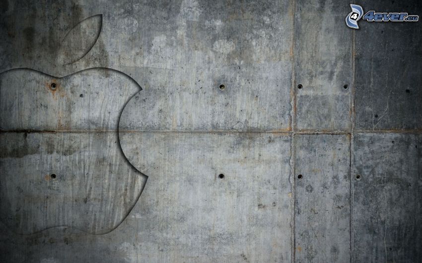 Apple, beton