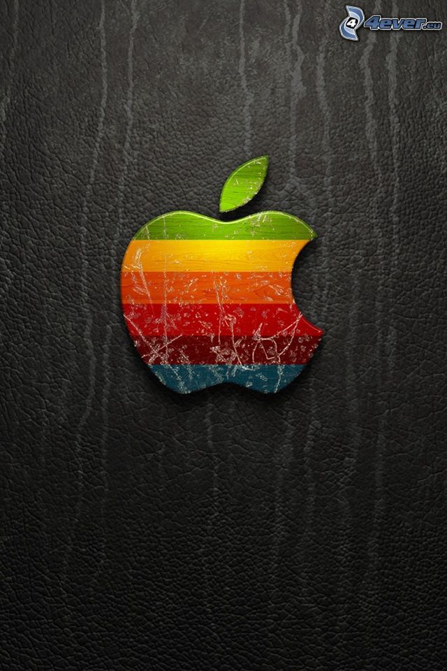 Apple, szivárvány sávok