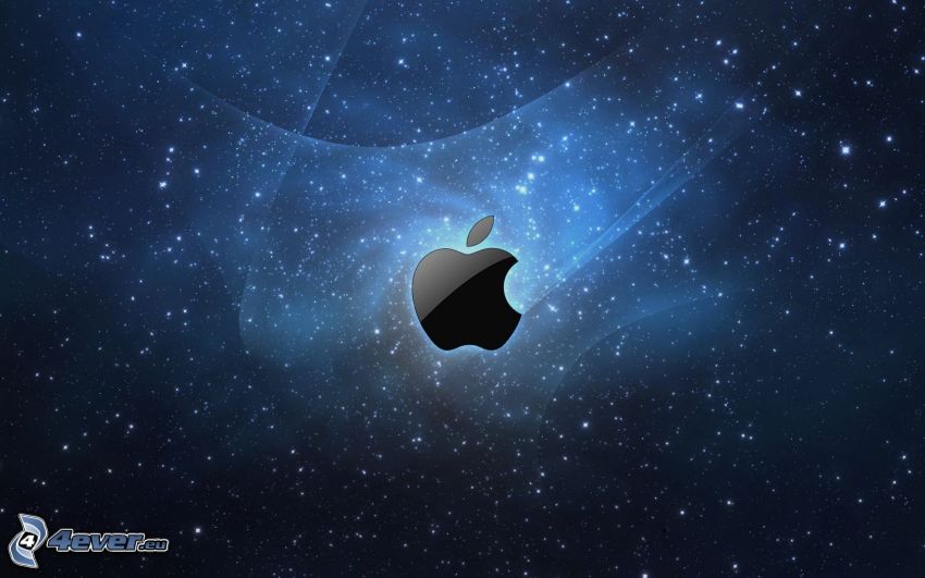 Apple, világegyetem, csillagos égbolt