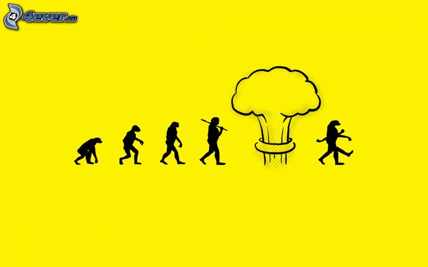 evolúció, atomrobbanás