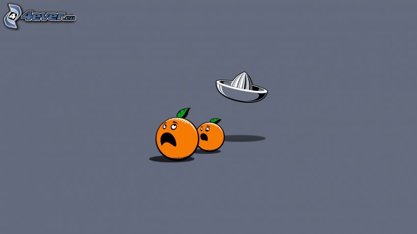 narancsok, facsaró, félelem