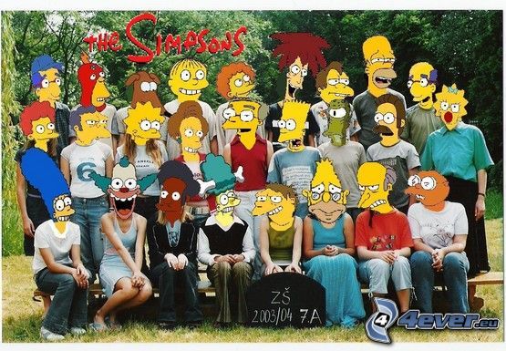 Simpsonék, osztály, tanulók