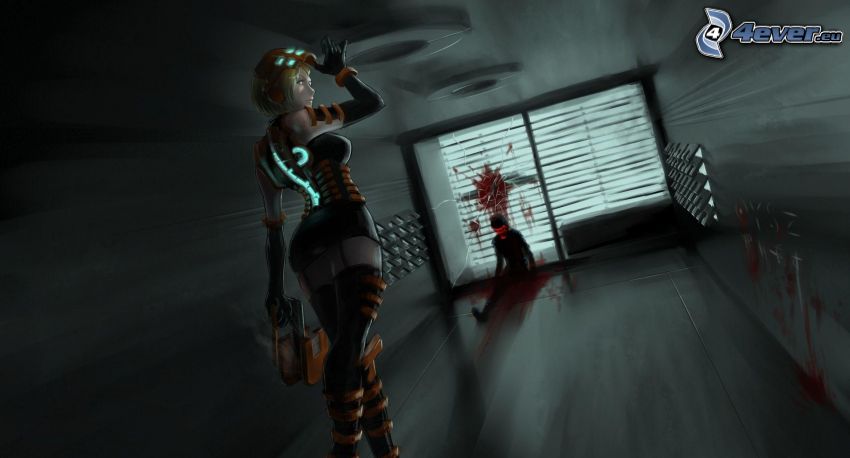 Dead Space, rajzolt nő, gyilkosság