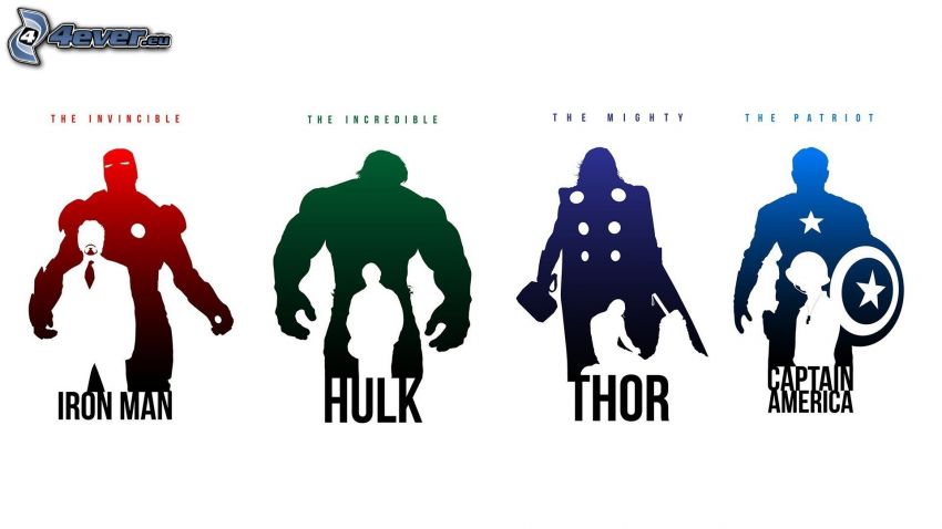 filmek, Iron Man, Hulk, Thor, Captain America