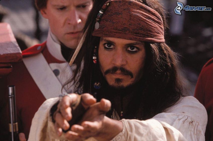 Jack Sparrow, Johnny Depp, Karib-tenger kalózai