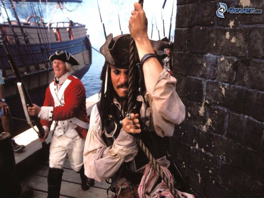 Karib-tenger kalózai, Jack Sparrow, Johnny Depp