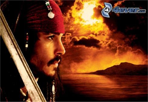 Karib-tenger kalózai, Johnny Depp