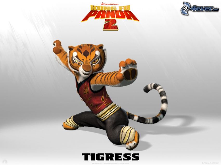 Tigris, Kung Fu Panda
