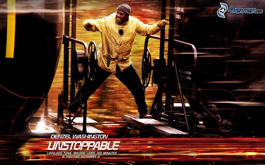 Unstoppable, Denzel Washington, vonat