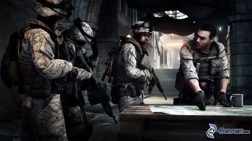 Battlefield 3, katonák, térkép