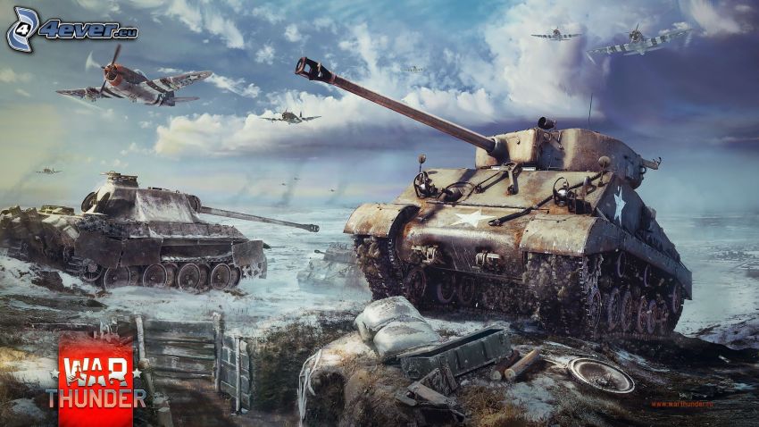 War Thunder, tankok, repülőgépek, tenger