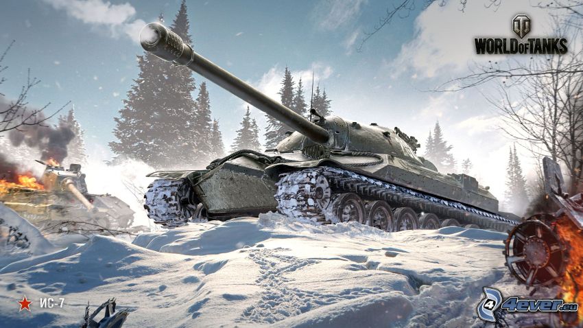 World of Tanks, hó, tél, lövés