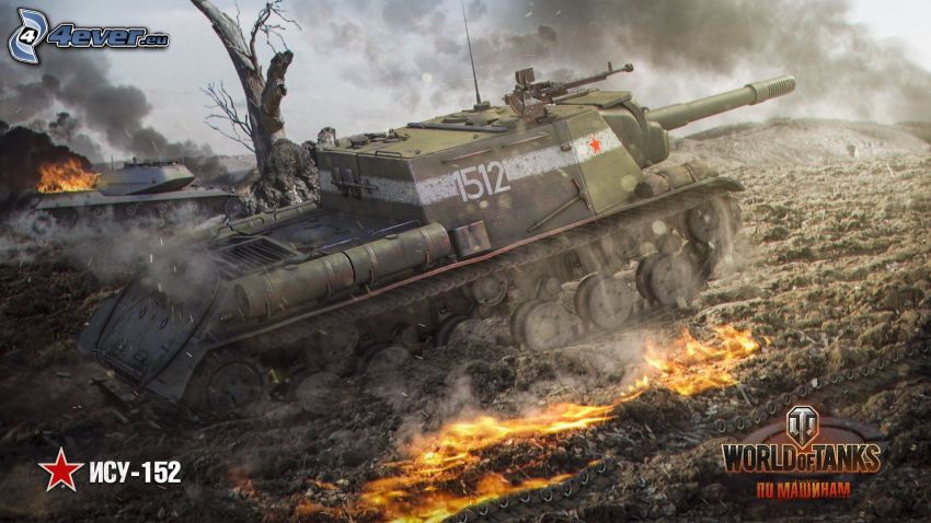 World of Tanks, tank, tűz