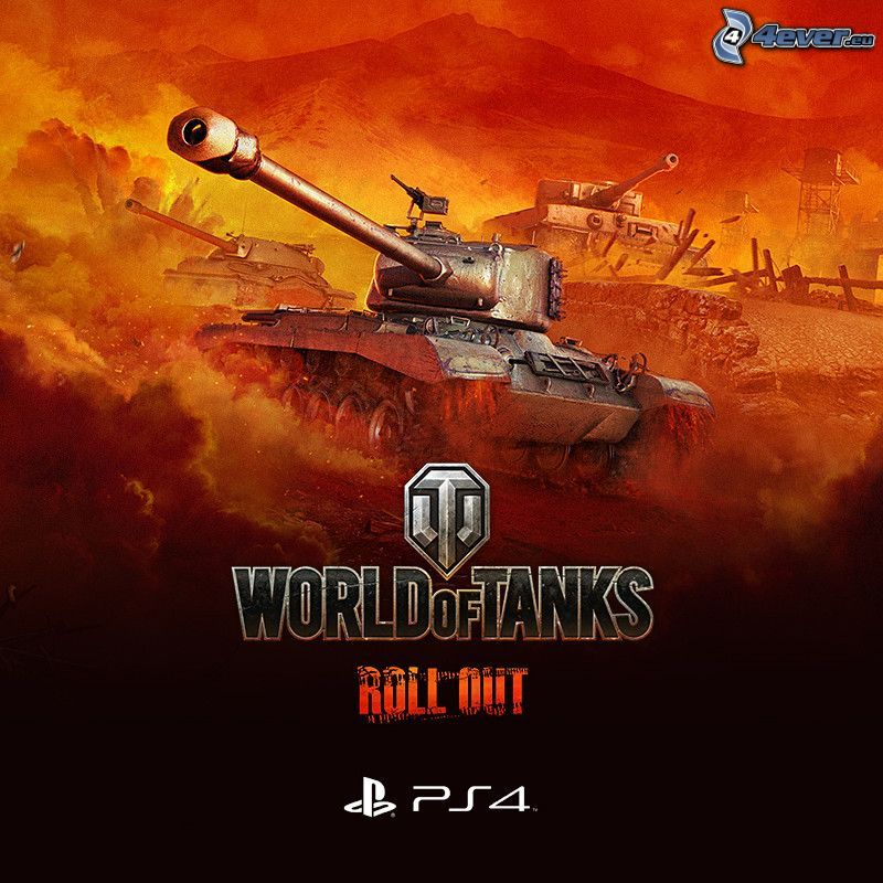 World of Tanks, tankok, tűz