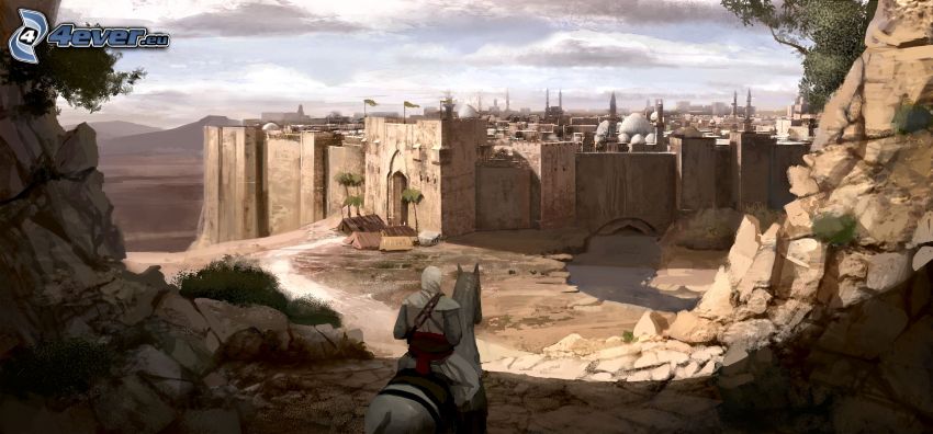Assassin's Creed, erődítmény, város