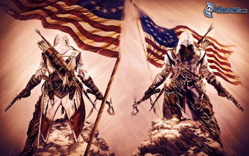 Assassin's Creed 3, amerikai zászló