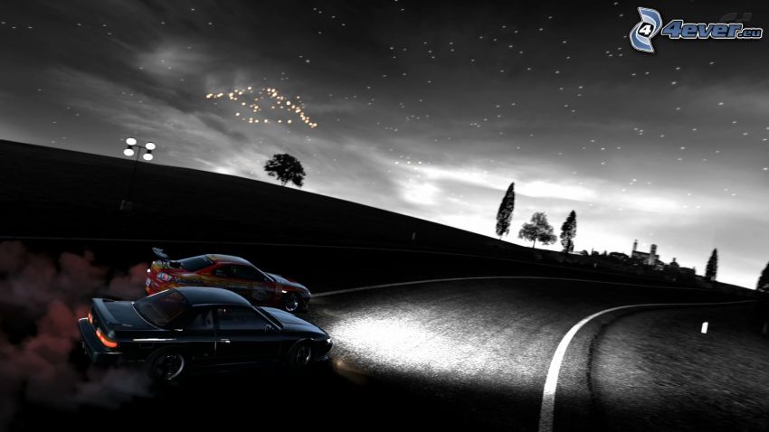 Gran Turismo 6, éjszaka, drift