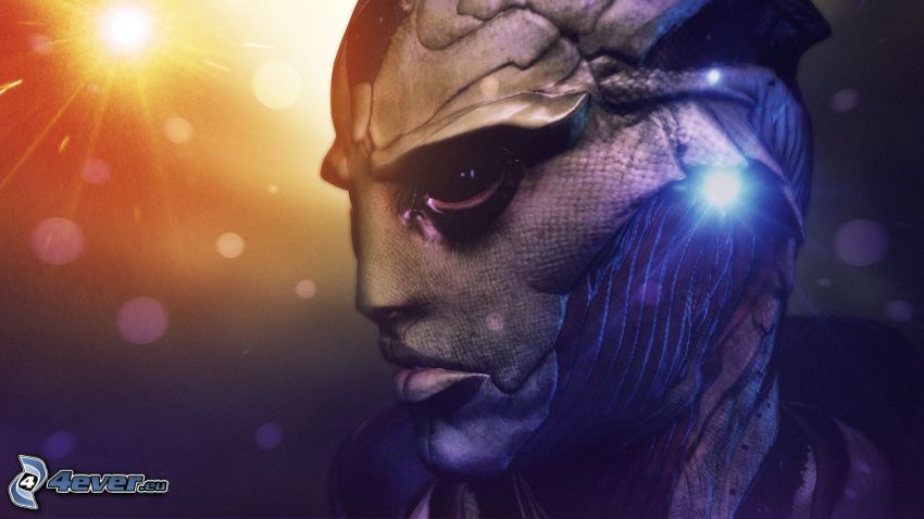 Mass Effect, fények, földönkívüli