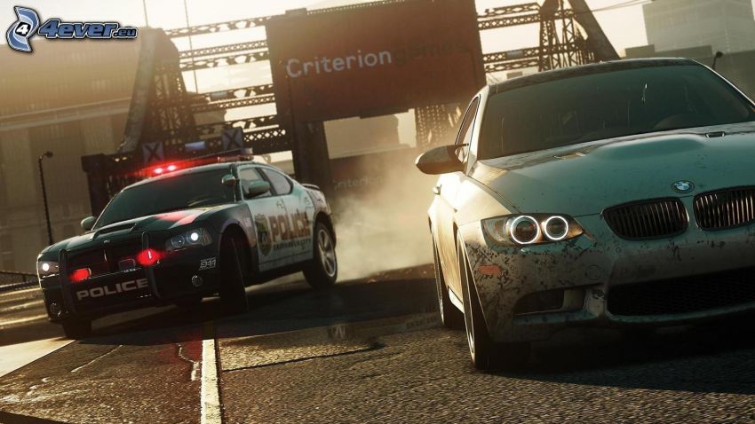 Need For Speed - Most Wanted, BMW, rendőrautó