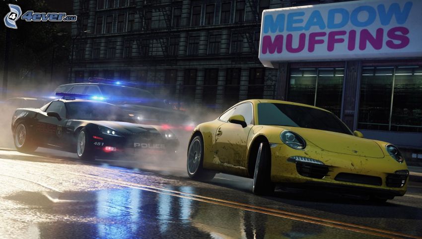 Need For Speed - Most Wanted, Volkswagen Beetle, rendőrautó