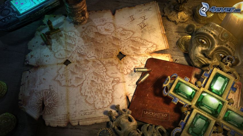 Uncharted: Drakes Fortune, történelmi térkép