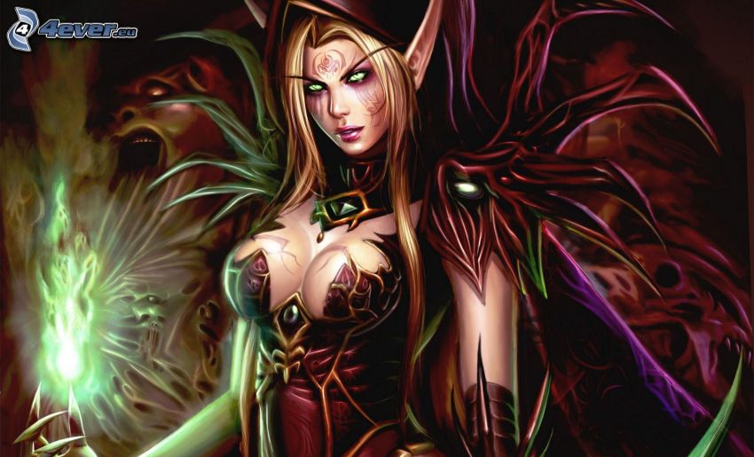 World of Warcraft, fantasy nő
