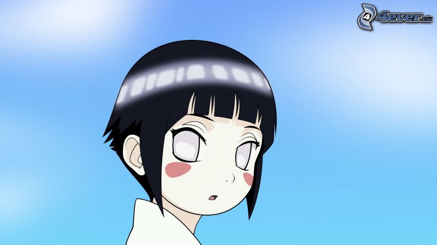Hinata Hyuga, anime lány