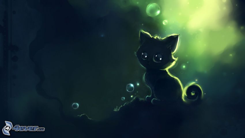 cica, rajzolt macska