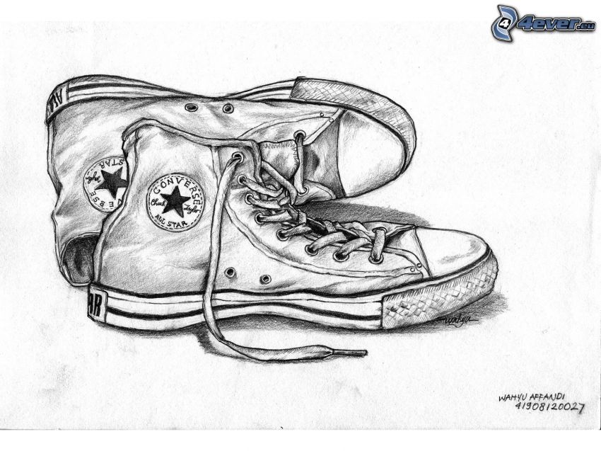 Converse All Star, Converse, rajzolt tornacipők