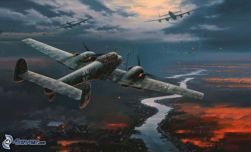 Második világháború, repülőgépek